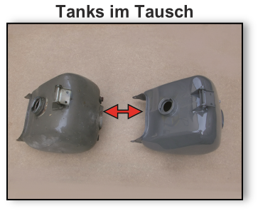 Tanks im Tausch